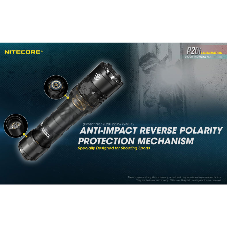 Gambar produk NITECORE Senter LED Tactical Flashlight SST-40-W 1800 Lumens - P20i