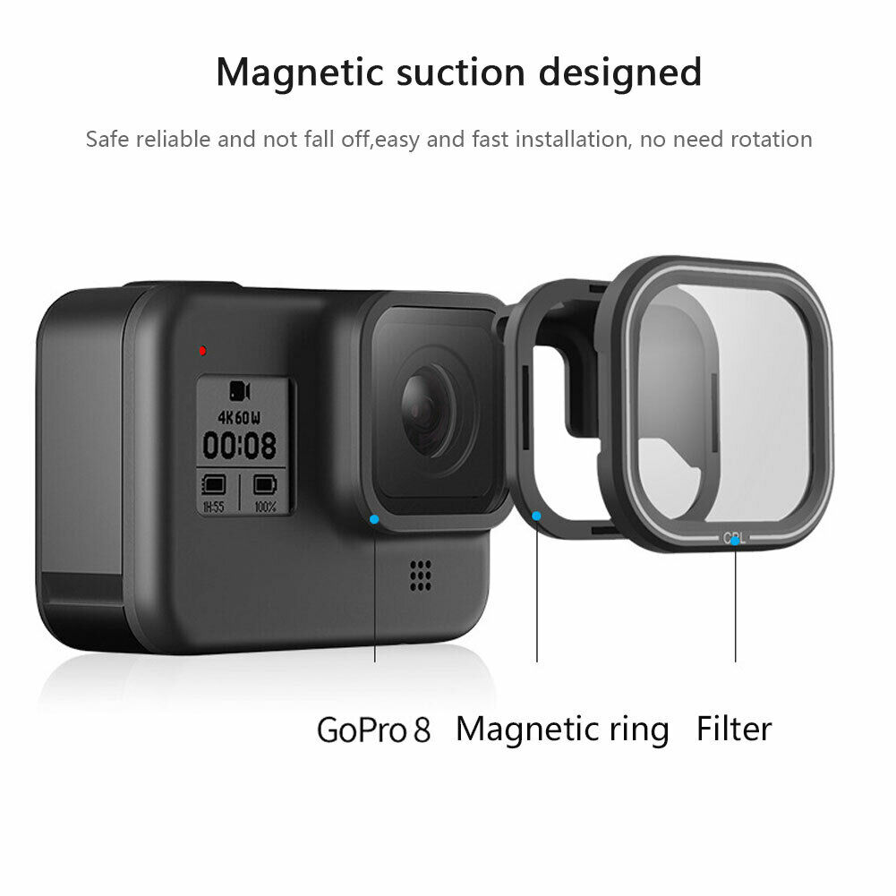 Gambar produk Telesin Filter Lensa ND8 ND16 ND32 CPL GoPro Hero 8 - GP-FLT-807
