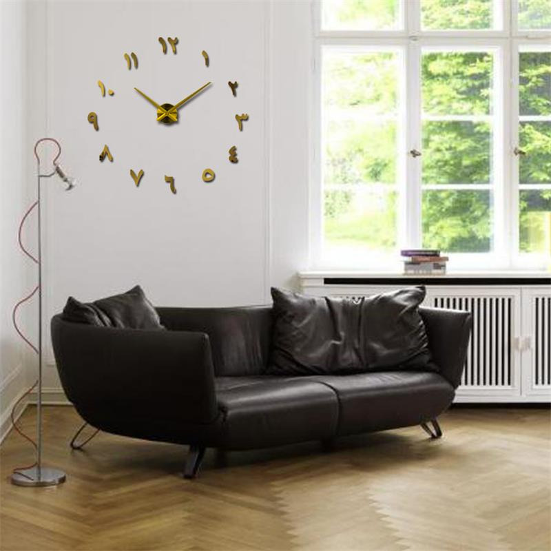 Gambar produk TaffHOME Jam Dinding DIY Giant Wall Clock Creative Design - S031