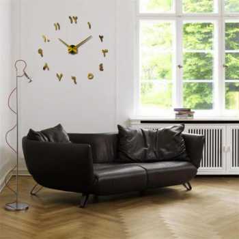 Gambar produk TaffHOME Jam Dinding DIY Giant Wall Clock Creative Design - S031