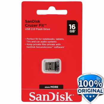 SanDisk Cruzer Fit USB Flash Drive 16GB - SDCZ33-G35