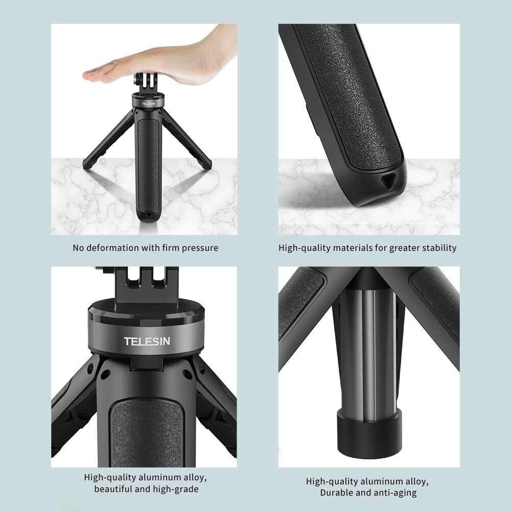 Telesin Mini Tripod Tongsis Selfie Stick Smartphone and DSLR - GP-MNP-091-W Gambar produk Telesin Mini Tripod Tongsis Selfie Stick Smartphone and DSLR - GP-MNP-091-W