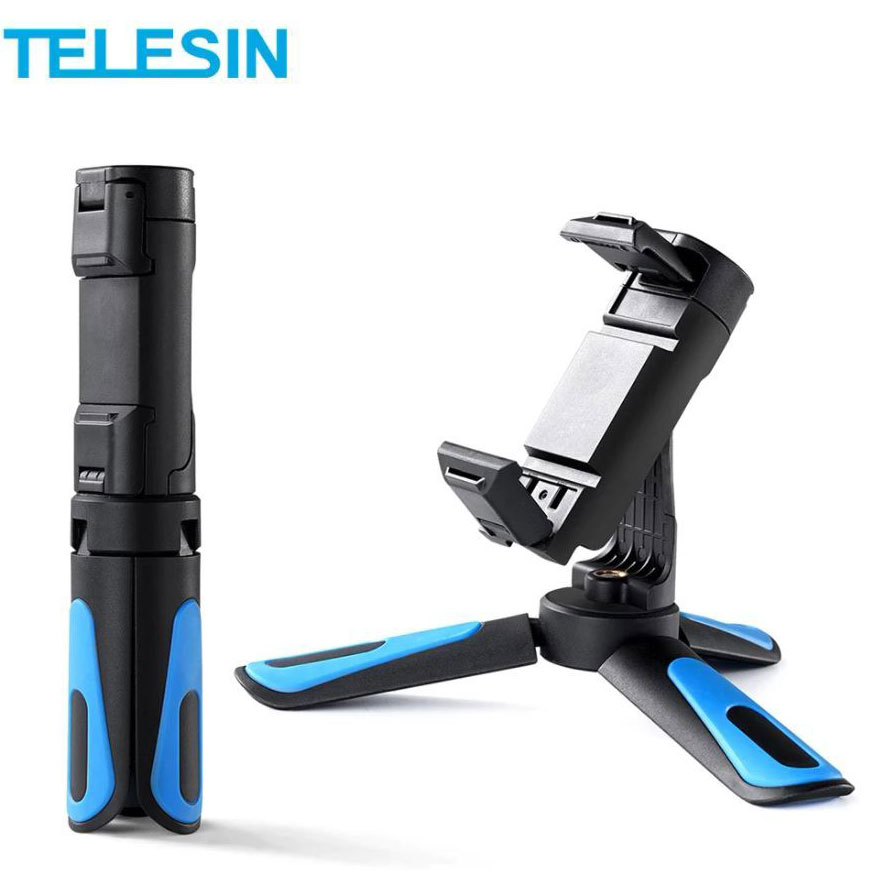 Telesin Tripod Mini Smartphone + Clamp Holder - TE-TRP-MB1 Gambar produk Telesin Tripod Mini Smartphone + Clamp Holder - TE-TRP-MB1