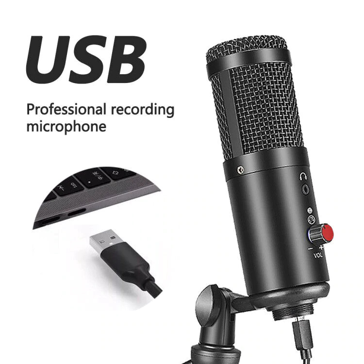 YICHUANG Microphone Condenser USB DJ Live Recording with Stand - MP1S10 Gambar produk YICHUANG Microphone Condenser USB DJ Live Recording with Stand - MP1S10 - 3