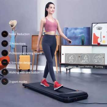 Urevo U1 WalkingPad Ultra Thin Smart LED Treadmill Machine - Black