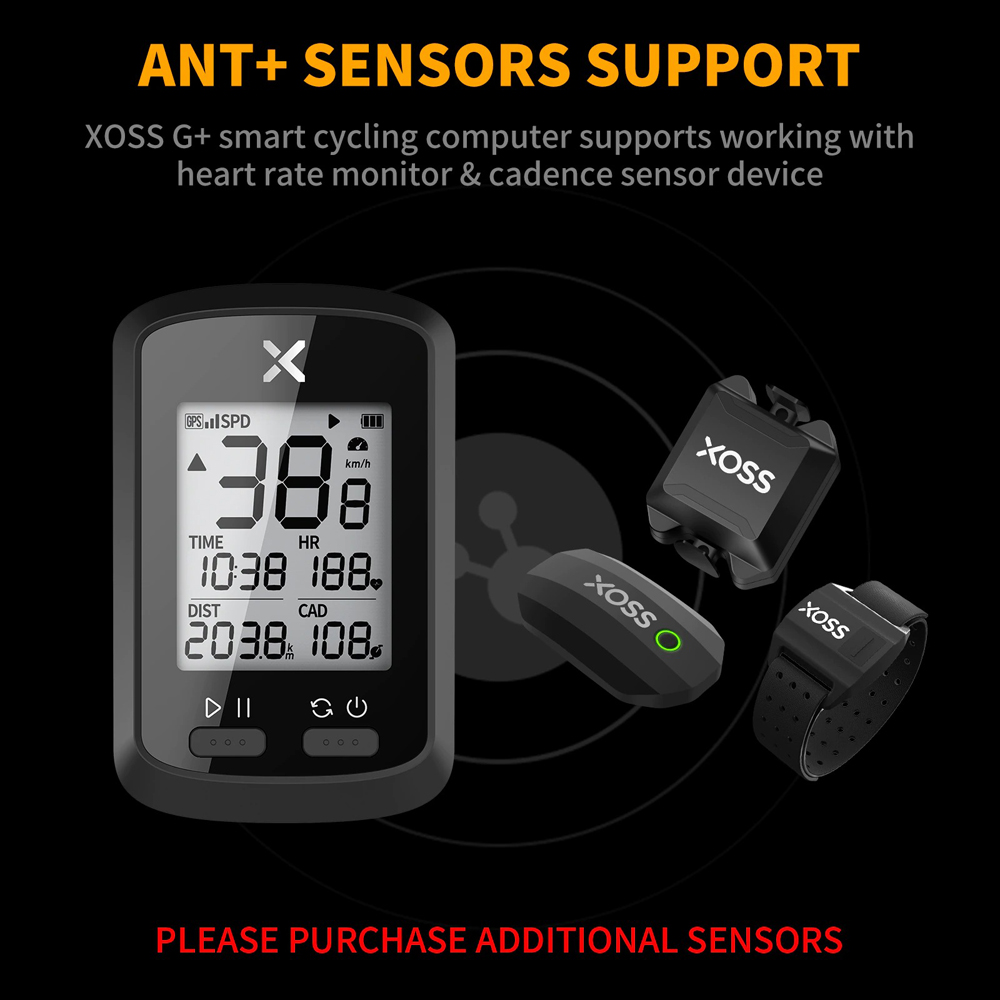 XOSS G Speedometer Sepeda Cycling Dual Sensor for Garmin iGPSPORT ...