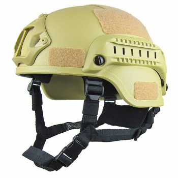Gambar produk TaffSPORT Helm Tactical Airsoft Gun Paintball CS SWAT Helmet - MICH2000