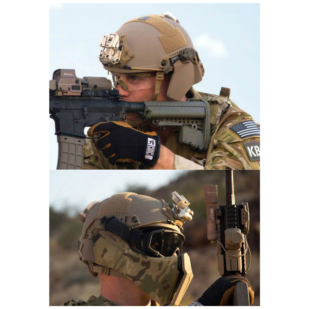 LEJUNJIE MICH 2000 Tactical Helmet - Airsoft Paintball Military Style With NVG Mount