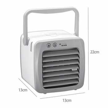 Gambar produk JENNIOEM Air Cooler Mini Fan AC Kipas Penyejuk Ruangan 200ml - SL09