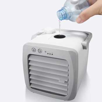 Gambar produk JENNIOEM Air Cooler Mini Fan AC Kipas Penyejuk Ruangan 200ml - SL09