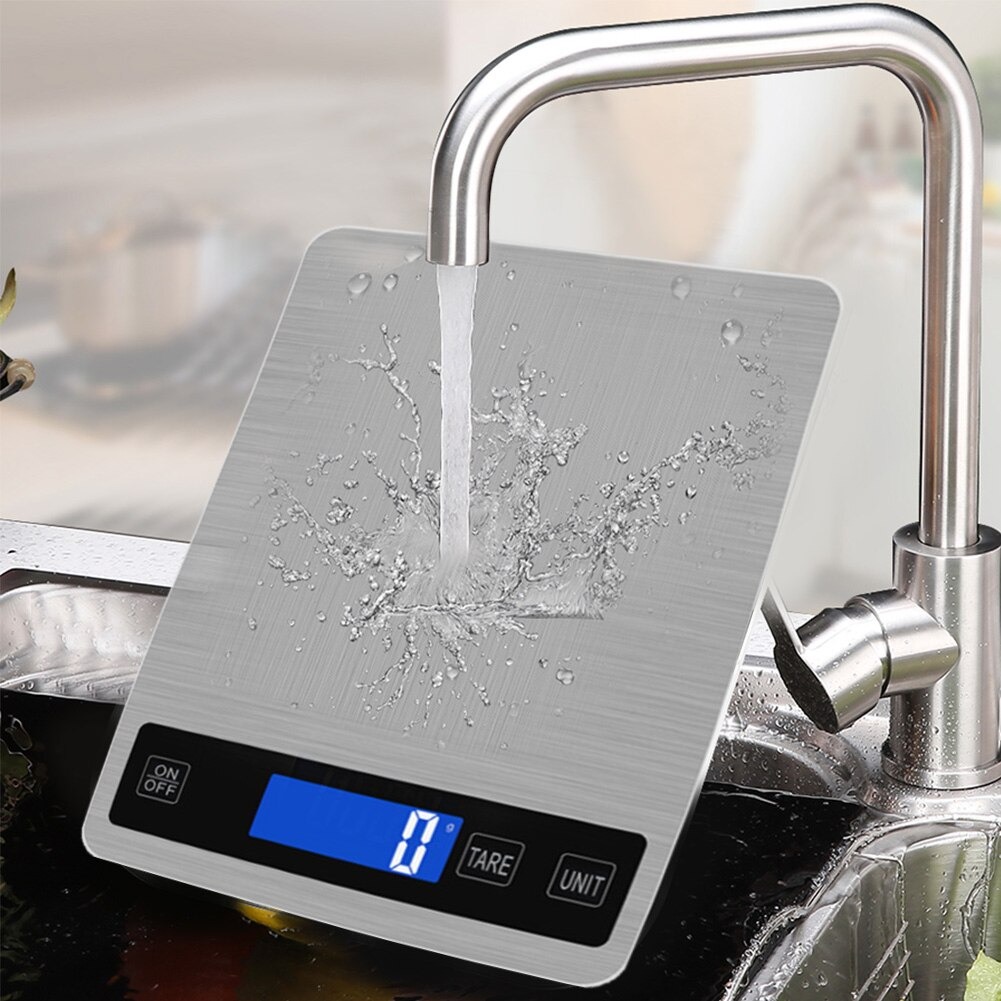 Gambar produk DHOME Timbangan Dapur Mini Digital Scale 15kg 1g - JJ210
