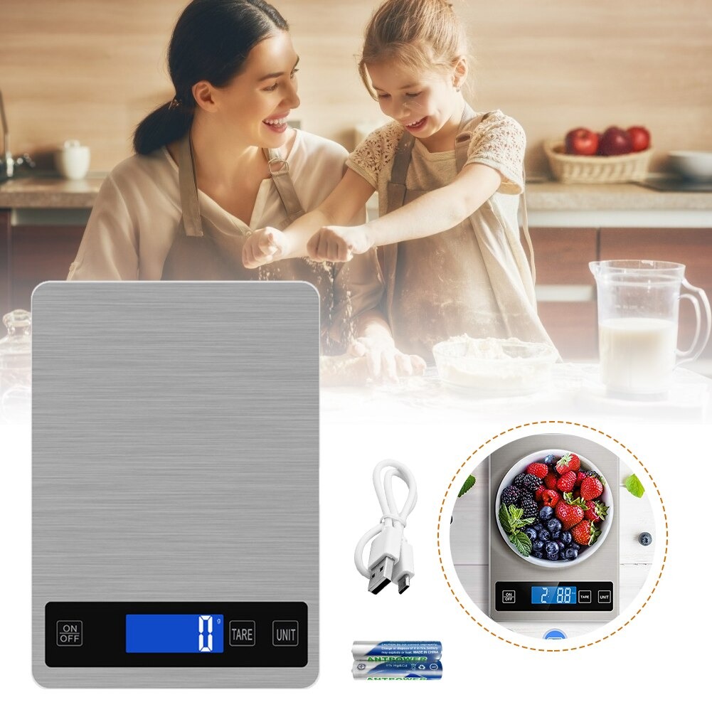 Gambar produk DHOME Timbangan Dapur Mini Digital Scale 15kg 1g - JJ210