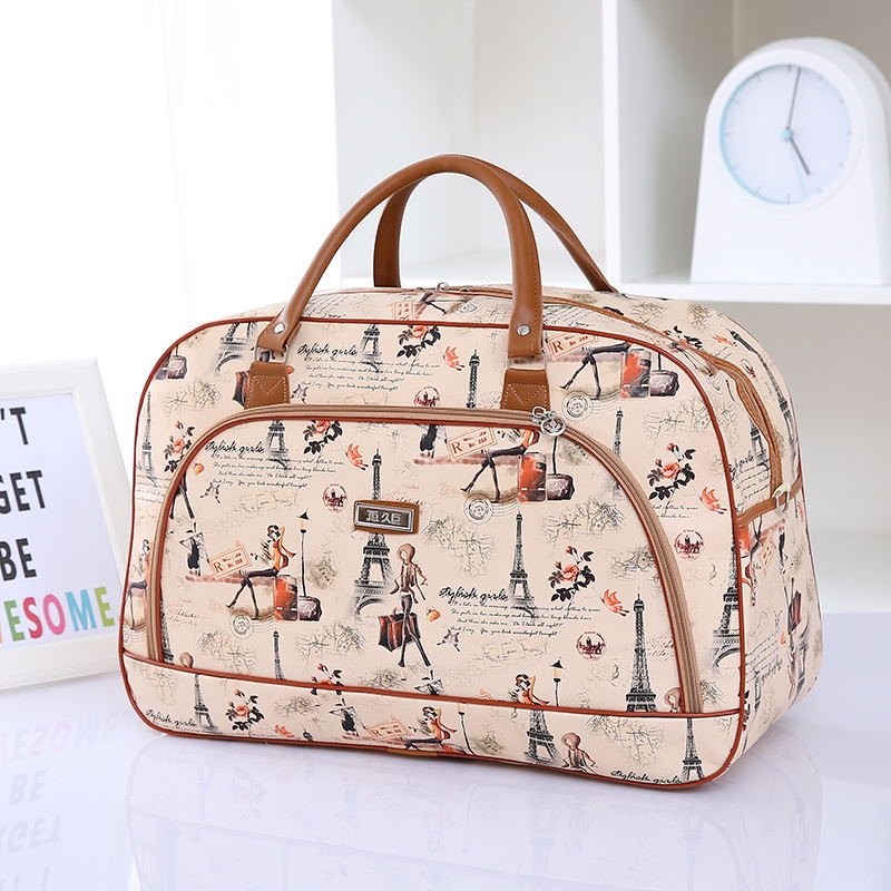 RAIMIQI Tas Travel Jinjing Duffle Bag 20 Inch Model Beige Bear CB001 No Color