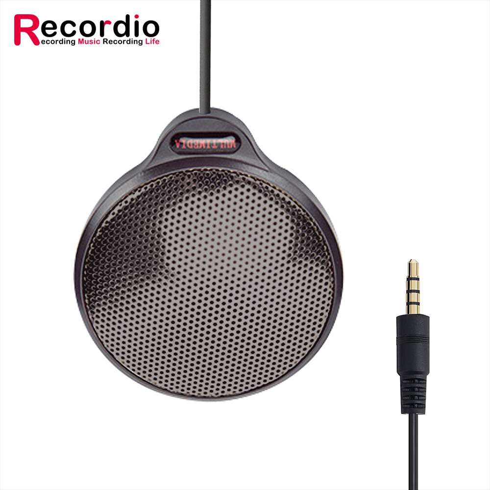 RECORDIO 360 Degree Microphone Table Conference Zoom Meeting Studio