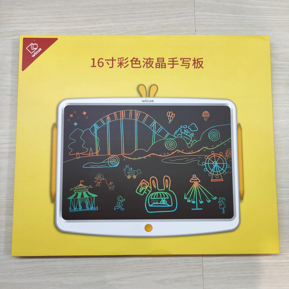 Wicue Papan Gambar Colorful LCD Digital Pen Tablet 16 Inch WNB416W White