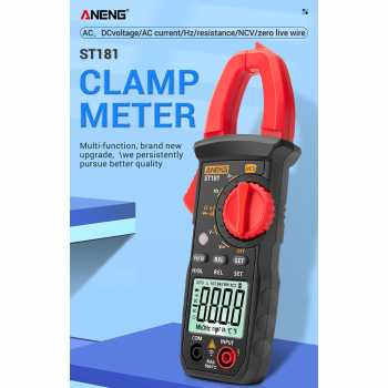 ANENG Digital Multimeter Voltage Tester Clamp Meter AC/DC NCV Tester - ST181