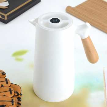 Shuangli Teko Thermos Air Kettle Temperature Display 1000ml - LS-029 - White