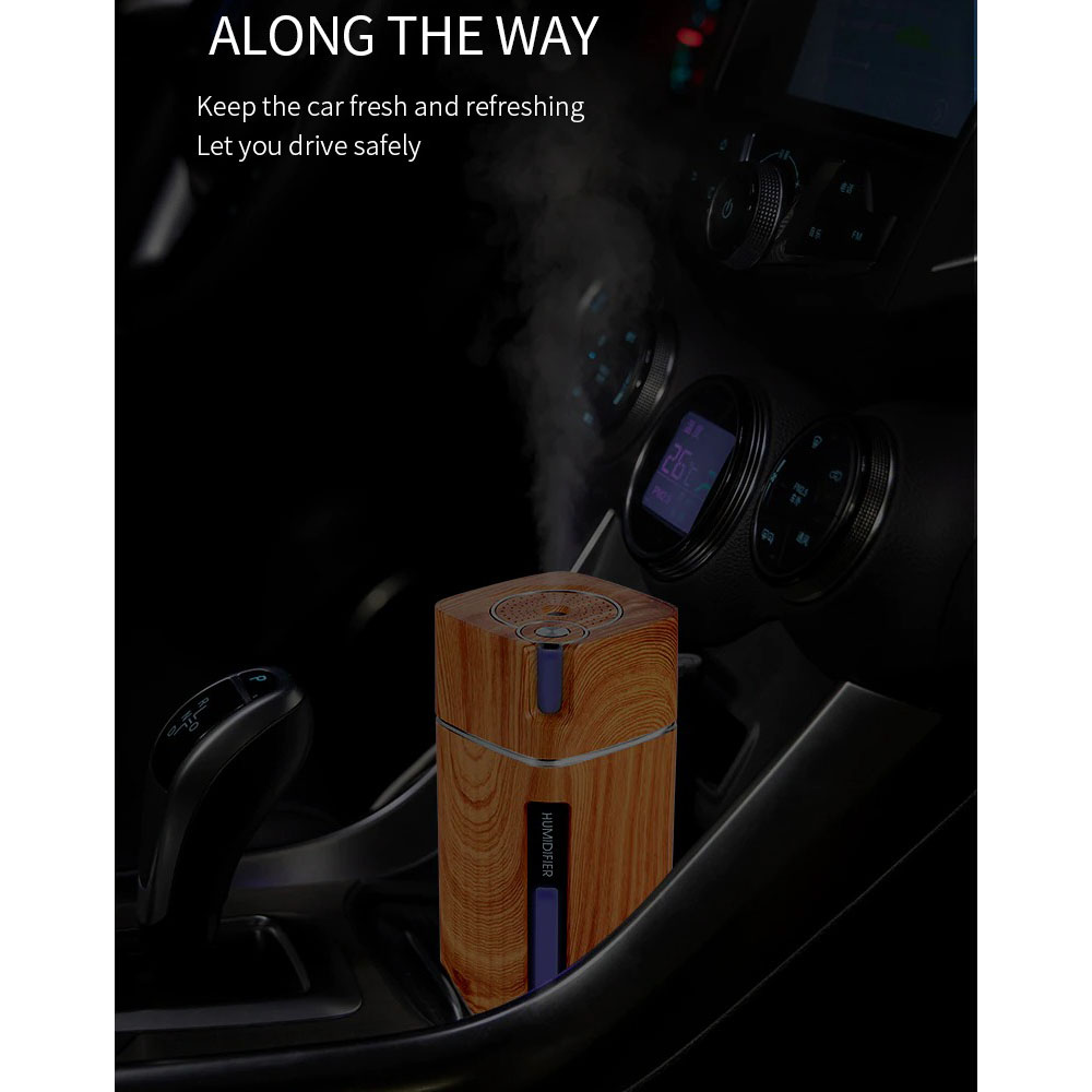 SaengQ Air Humidifier Pelembab Udara Aroma Oil Diffuser LED Light L1