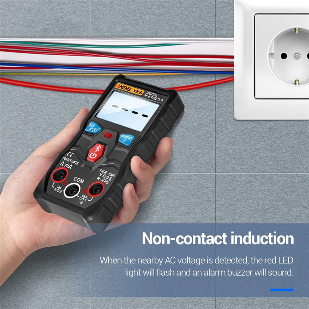 Gambar produk ANENG Digital Bluetooth Multimeter Voltage Tester - V05B