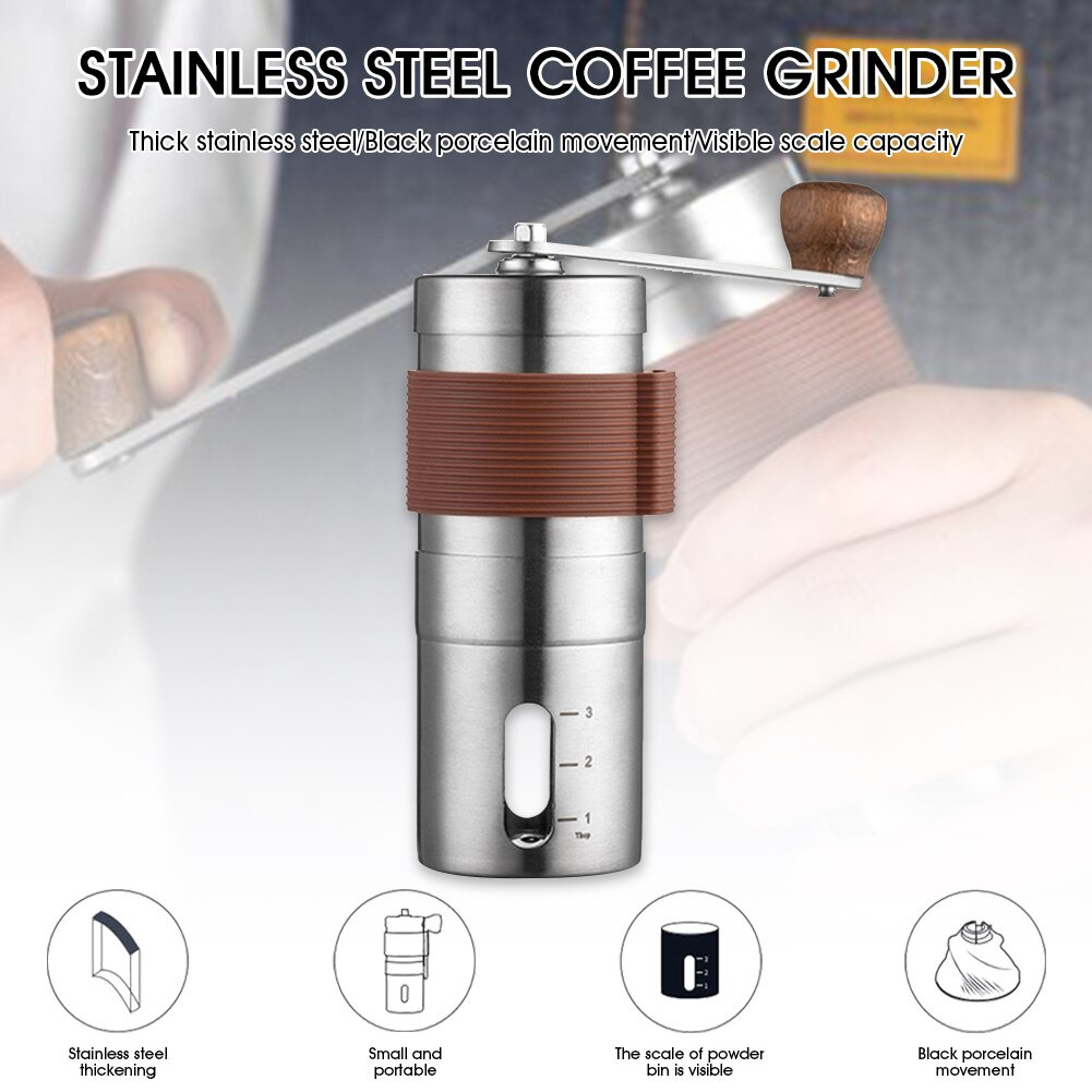 Gambar produk Alocs Alat Penggiling Biji Kopi Manual Coffee Grinder - ZX-A65