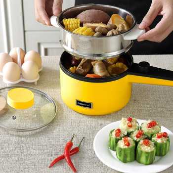 Gambar produk JIASHI Panci Listrik Multifungsi Electric Pan 1.2L 600W Tanpa Steamer - JWS-188A