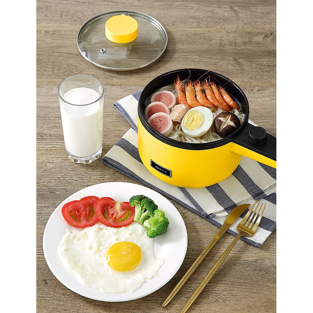 Gambar produk JIASHI Panci Listrik Multifungsi Electric Pan 1.2L 600W Tanpa Steamer - JWS-188A