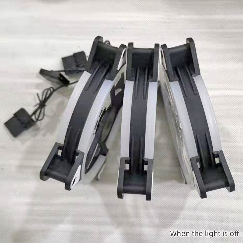 JI JIA Computer Case Fan Luminous LED RGB Cooling 12 CM RF120 Multi