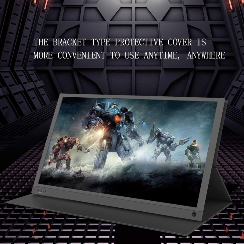 ZEUSLAP Portable Monitor HD 15.6 Inch 1080p HDMI Type C IPS LG156