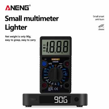 Gambar produk ANENG Digital Multimeter Voltage Tester Large Screen Display - AN8206 - 3