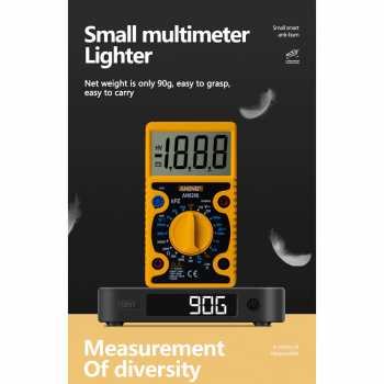 Gambar produk ANENG Digital Multimeter Voltage Tester Large Screen Display - AN8206 - 7