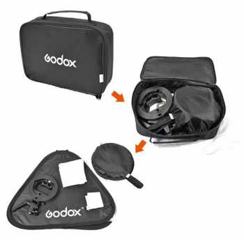Gambar produk Godox Bowens Mount Handy Speedlite Softbox Flash Diffuser Camera DSLR 60x60cm - SFUV