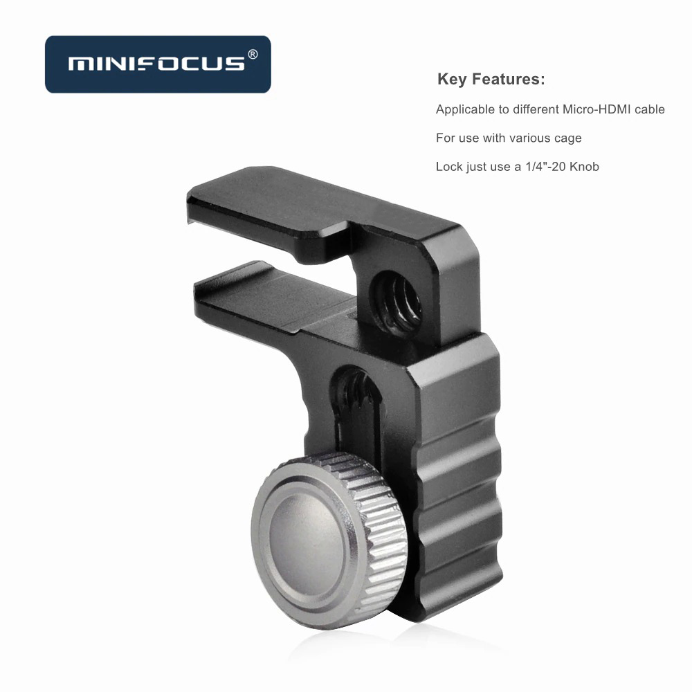 Gambar produk MINIFOCUS HDMi Cable Clamp for Blackmagic Video Monitor Cage G7/GH4/GH3