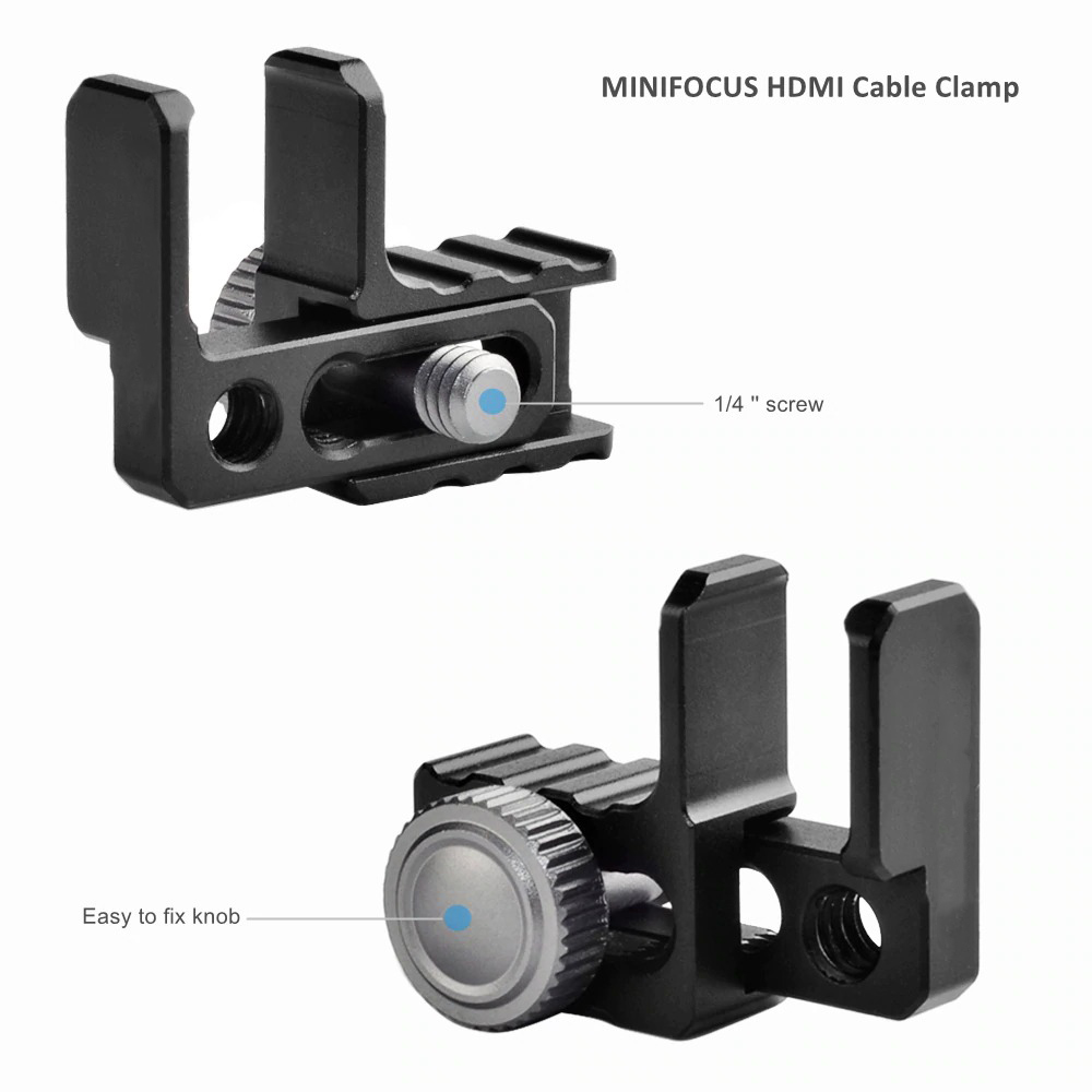 Gambar produk MINIFOCUS HDMi Cable Clamp for Blackmagic Video Monitor Cage G7/GH4/GH3