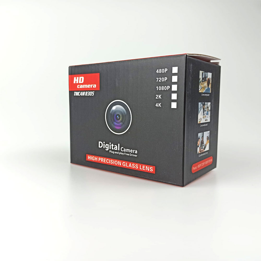 BACO HD Webcam Desktop Laptop with Microphone Video Call 720P - U801 Gambar produk BACO HD Webcam Desktop Laptop with Microphone Video Call 720P - U801 - Kemasan