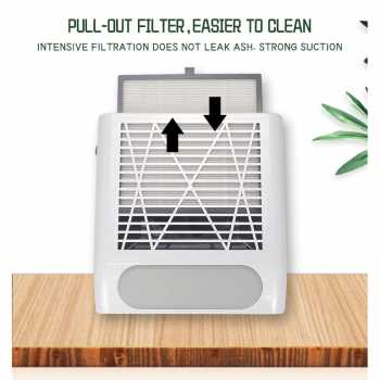 Gambar produk Yoke Kipas Vacuum Kuku Nail Art Dust Collector Cleaner 80W - 858-8