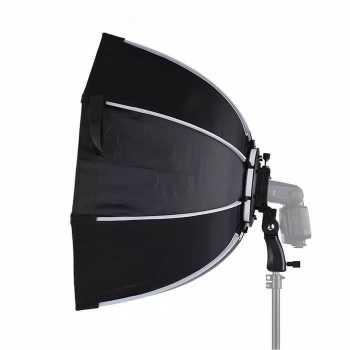 Gambar produk TaffSTUDIO Payung Studio Octagonal Softbox Reflektor Flash 65CM - KS65