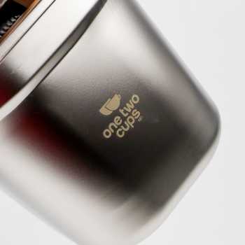 Gambar produk One Two Cups Wadah Ampas Kopi Espresso Knock Box Container 17.5x16x15cm - KB1