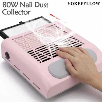 Gambar produk Yoke Kipas Vacuum Kuku Nail Art Dust Collector Cleaner 80W - 858-8