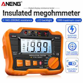 Gambar produk ANENG Digital Megohmmeter Multifungsi Voltage Tester 1000V - MH10