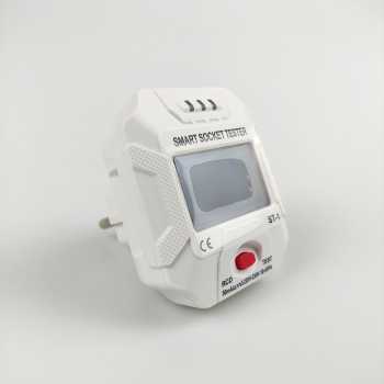 ATuMan Stop Kontak Voltage Tester Detector Wire EU Plug - ST-1 - White