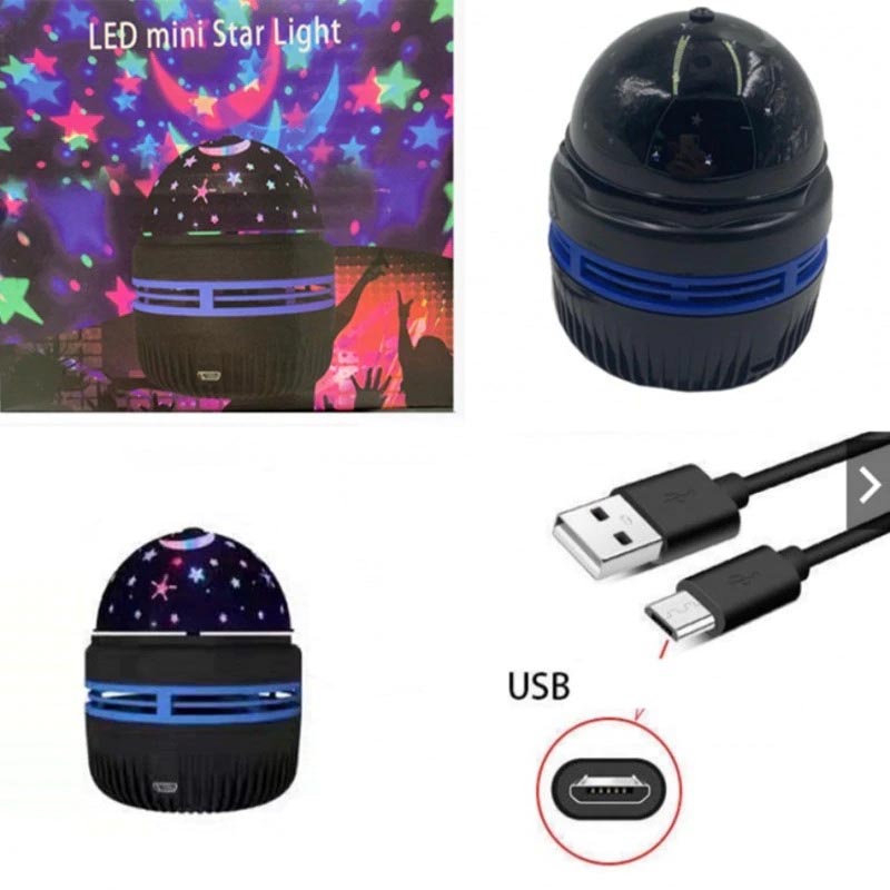 LNEW KERI Lampu Tidur Proyektor LED RGB Moon Night Light Star 5W XKL