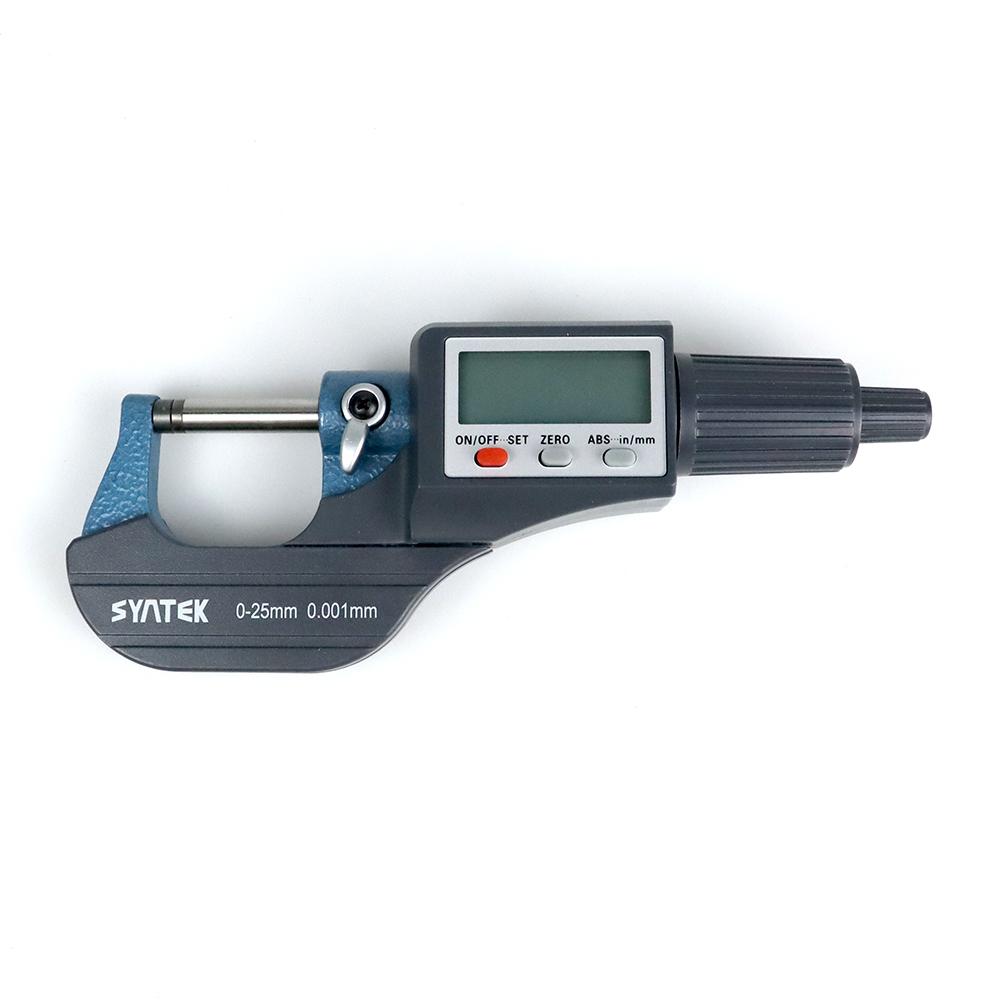 SYNTEK Digital Thickness Micron Caliper Micrometer Gauge 025mm 5202