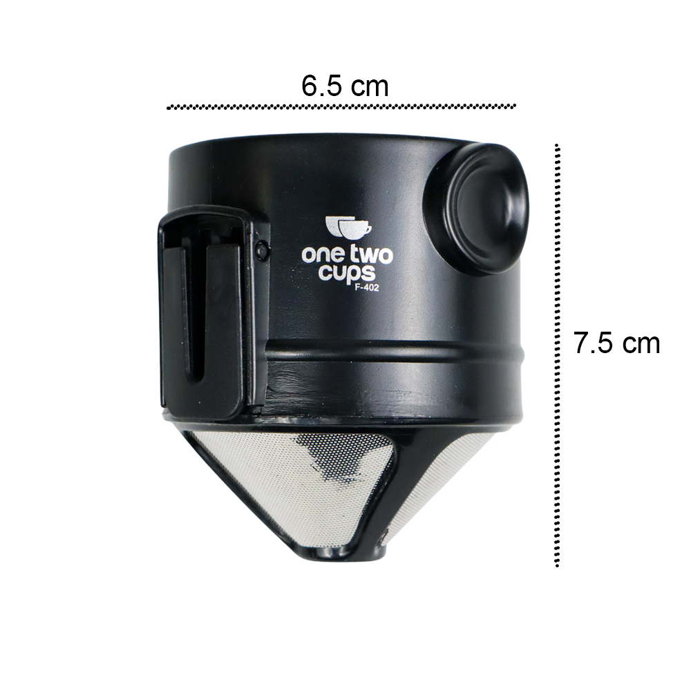 Gambar produk One Two Cups Filter Penyaring Kopi Portable Cone Coffee Dripper - F-402