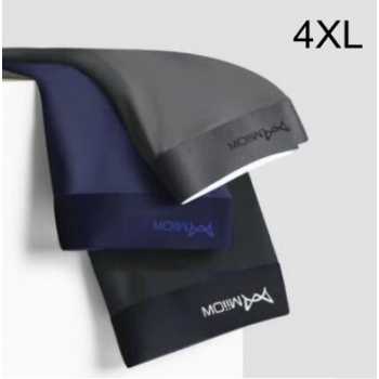 Gambar produk MiiOW Celana Dalam Boxer Pria Male Briefs Ice Silk Nylon Spandex 3 PCS XXXXL - M3