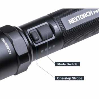 Gambar produk NEXTORCH Senter LED Flashlight USB Rechargeable 2100 Lumens - P80