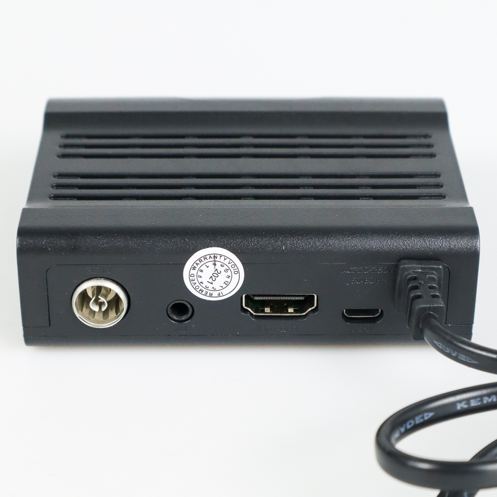 Taffware Pantesat Set Top Box TV Digital H.265 1080P DVBT2 HD99 Black