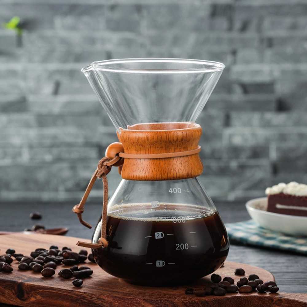 Gambar produk One Two Cups Coffee Maker Pot V60 Drip Kettle Teko Kopi Barista 600 ml - SE110