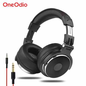 Oneodio DJ Headphone Headset Studio Pro with Mic - Pro-10 - Black
