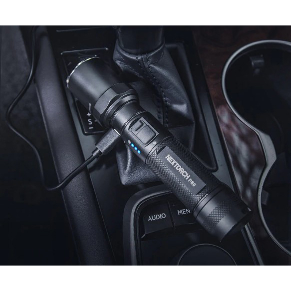 Gambar produk NEXTORCH Senter LED Flashlight USB Rechargeable 2100 Lumens - P80