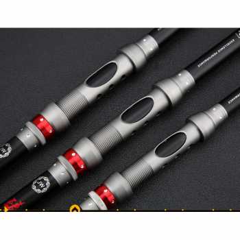 JW Joran Pancing Spinning Rod Portable Carbon Fiber Telescopic 2.1M ...